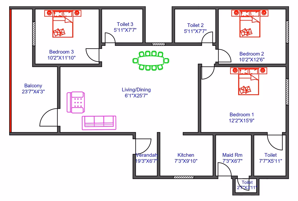 Vatika Independent Floors - Image 19