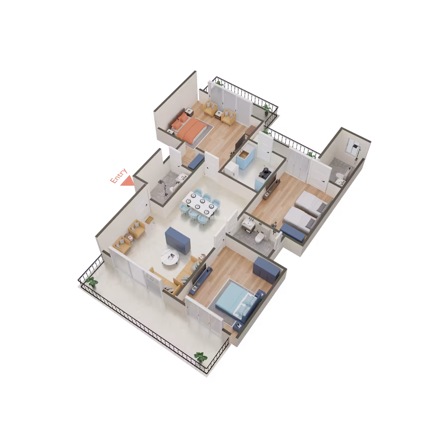 Orris Woodview Residencies - Image 39