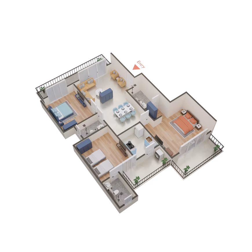 Orris Woodview Residencies - Image 40