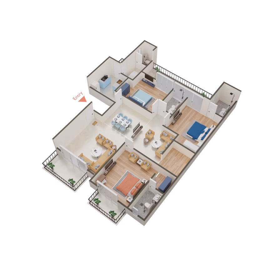Orris Woodview Residencies - Image 45