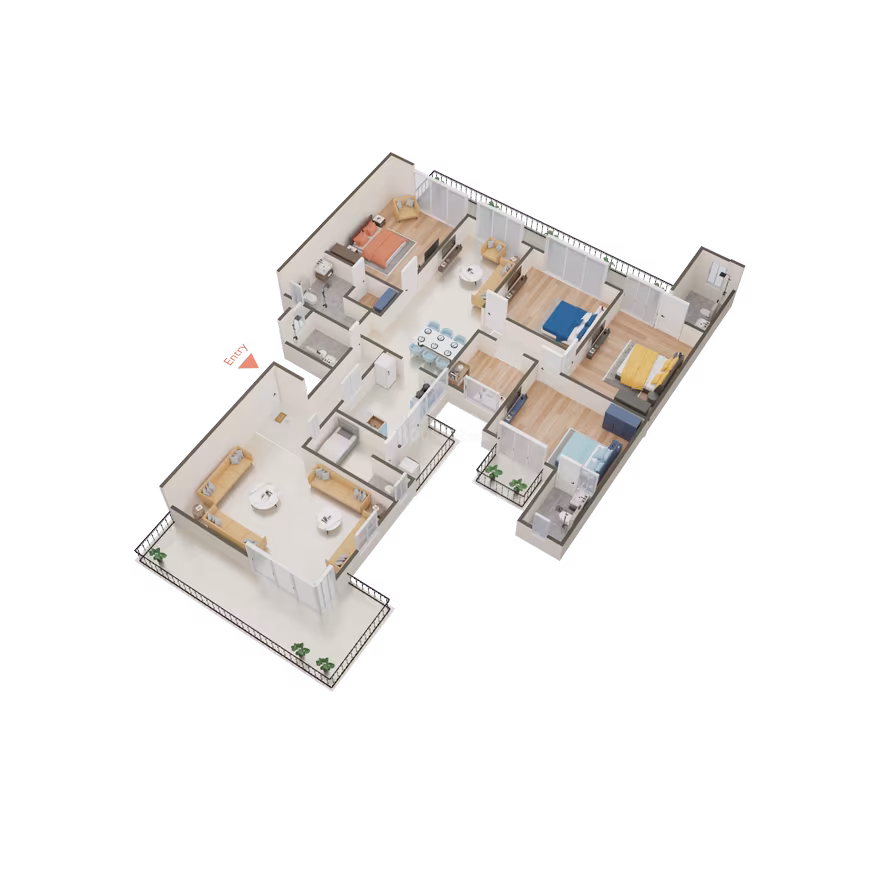 Orris Woodview Residencies - Image 49