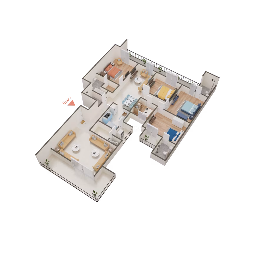 Orris Woodview Residencies - Image 53