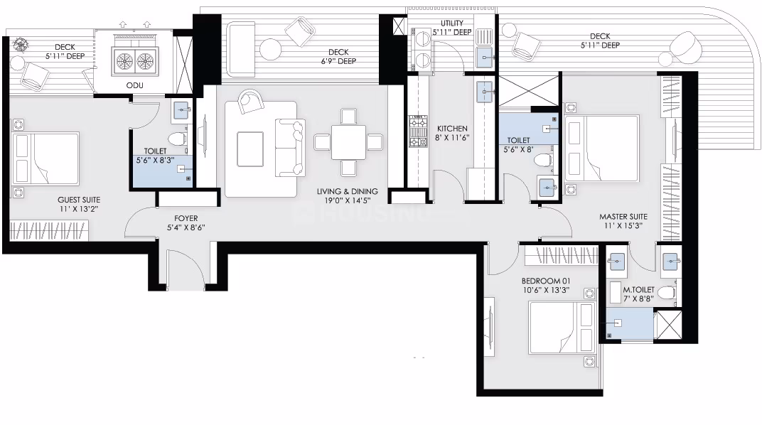 BPTP Gaia Residences At Amstoria 102 - Image 15