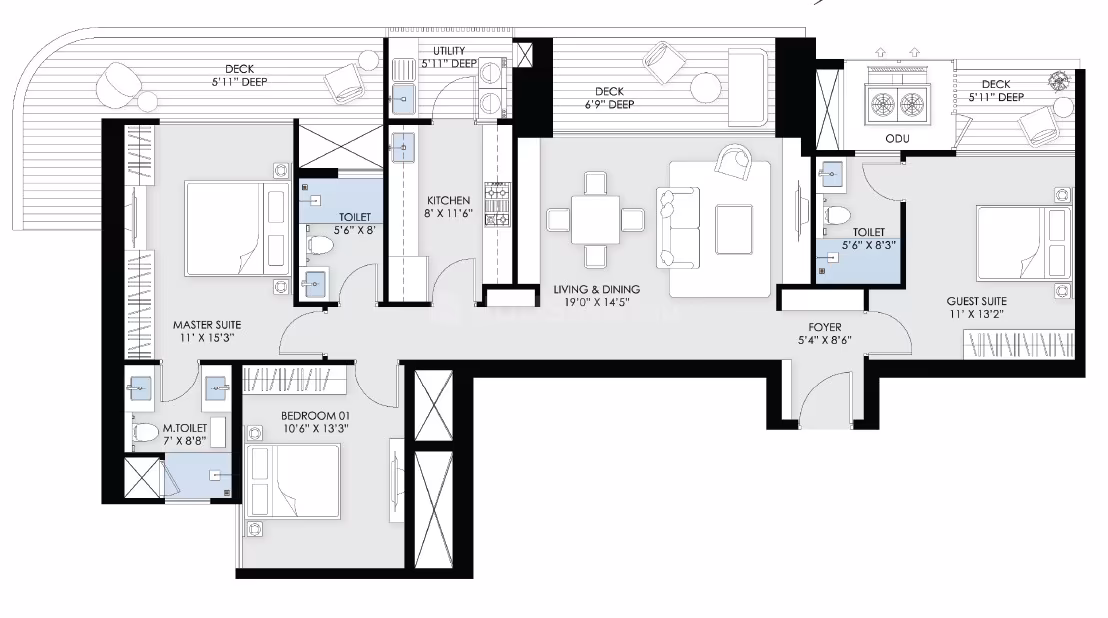 BPTP Gaia Residences At Amstoria 102 - Image 16