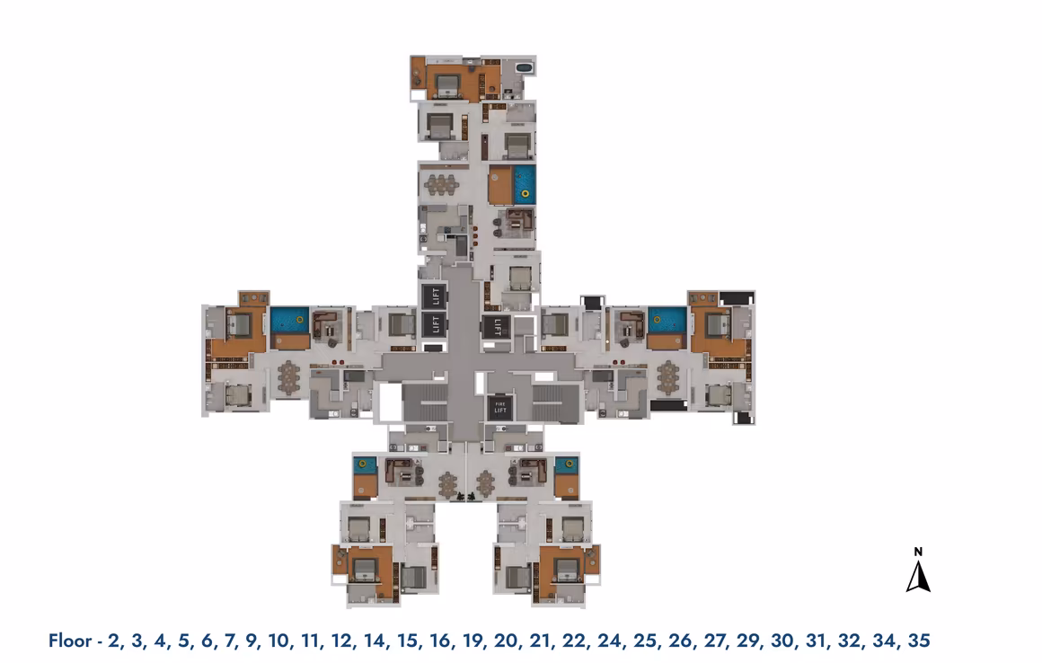 Gera s Avive Towers East Kharadi - Image 19