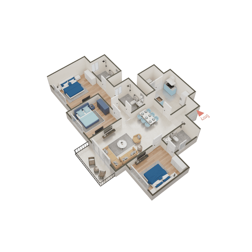 Gera s Avive Towers East Kharadi - Image 24