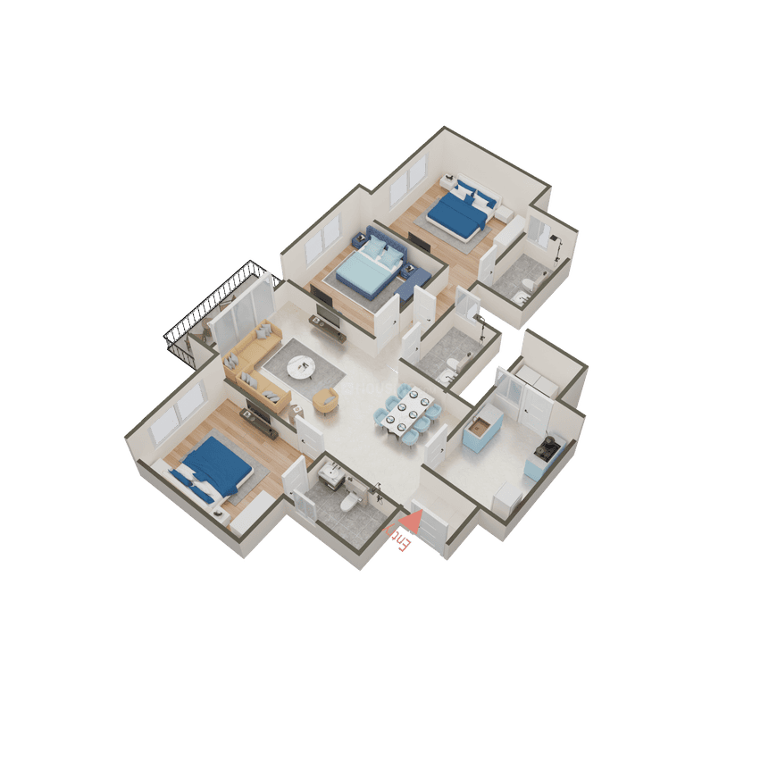 Gera s Avive Towers East Kharadi - Image 25