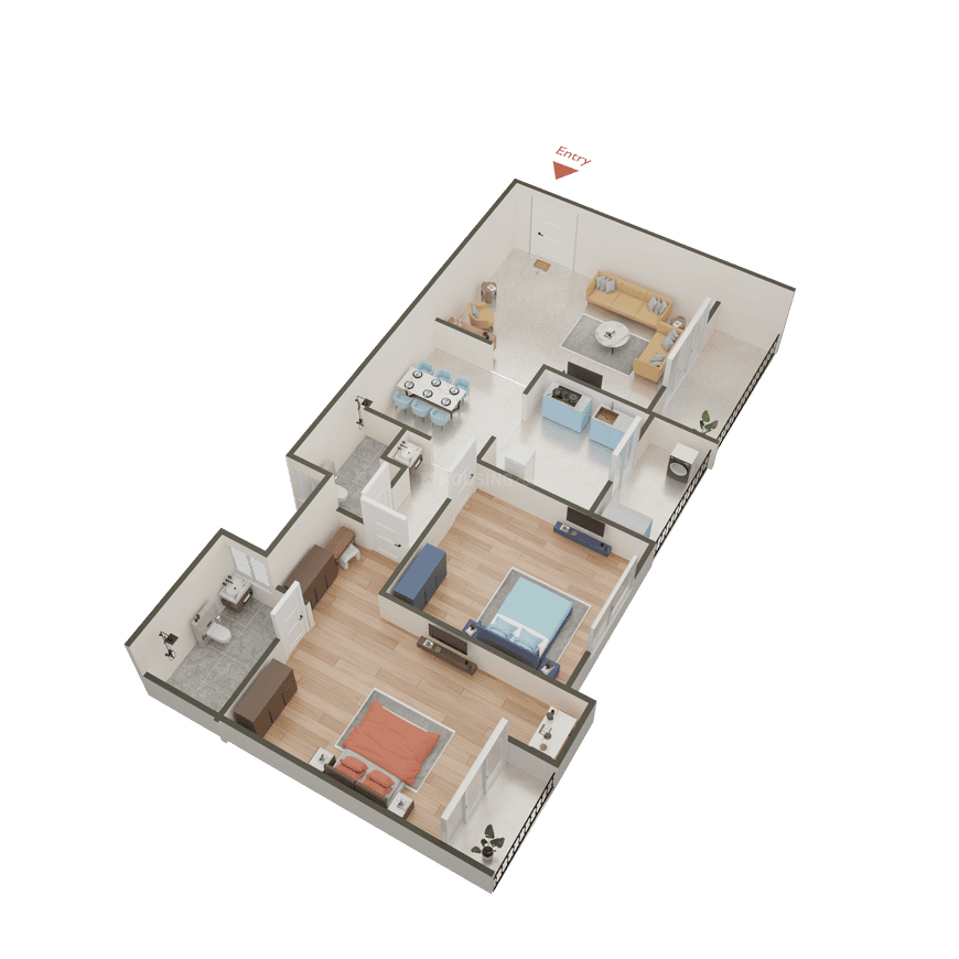 Newton Homes Royale Thergaon Chinchwad - Image 26