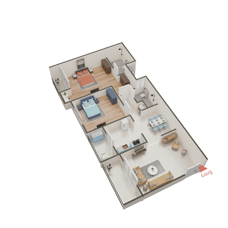 Newton Homes Royale Thergaon Chinchwad - Image 27