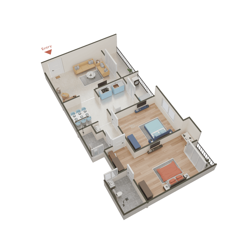 Newton Homes Royale Thergaon Chinchwad - Image 29