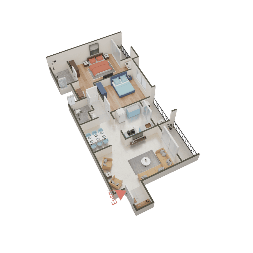 Newton Homes Royale Thergaon Chinchwad - Image 32