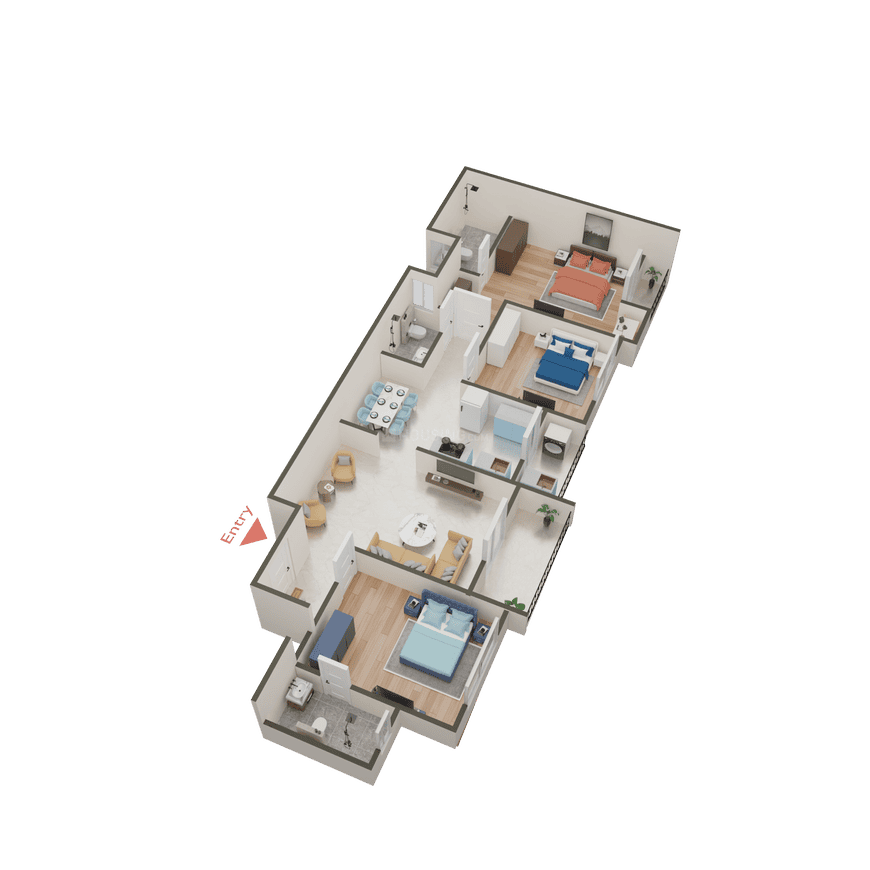 Newton Homes Royale Thergaon Chinchwad - Image 37
