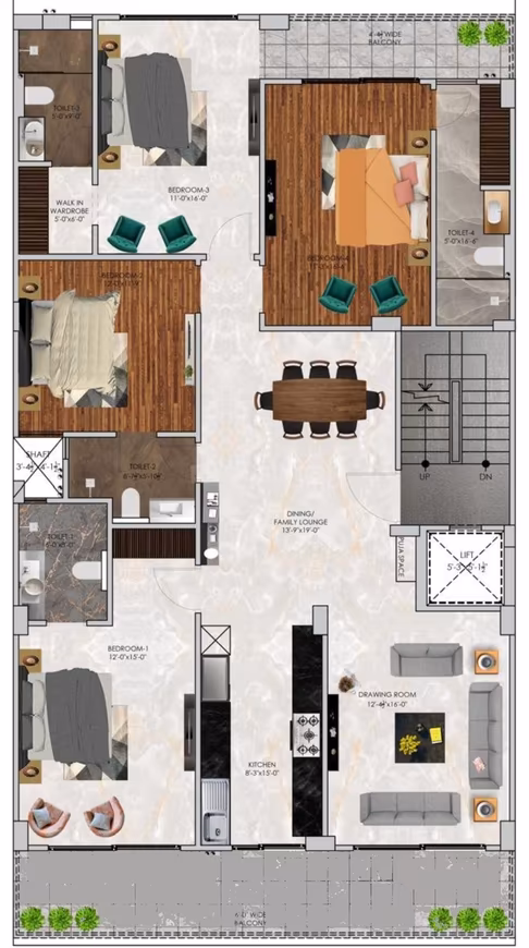Paramount Low Rise Floors South City 2 - Image 31