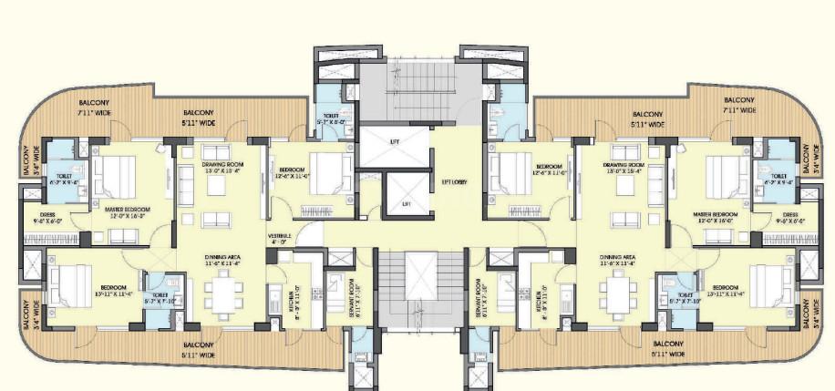Chintels Serenity Phase 1 Tower 3 4 5 Pocket B - Image 30