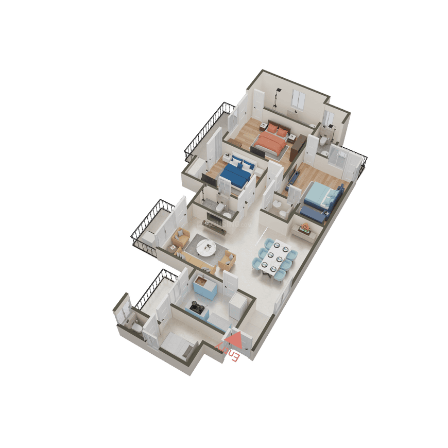 Chintels Serenity Phase 1 Tower 3 4 5 Pocket B - Image 38