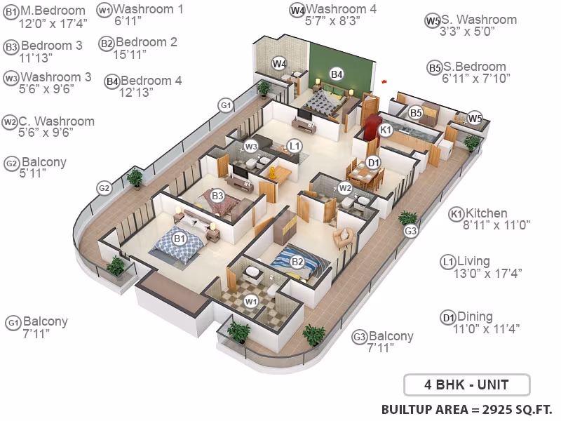 Chintels Serenity Phase 1 Tower 3 4 5 Pocket B - Image 45