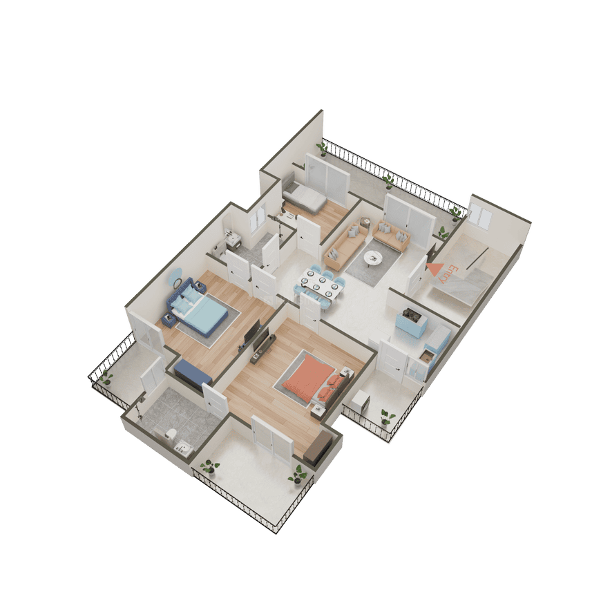 Central Park Flamingo Floors - Image 88