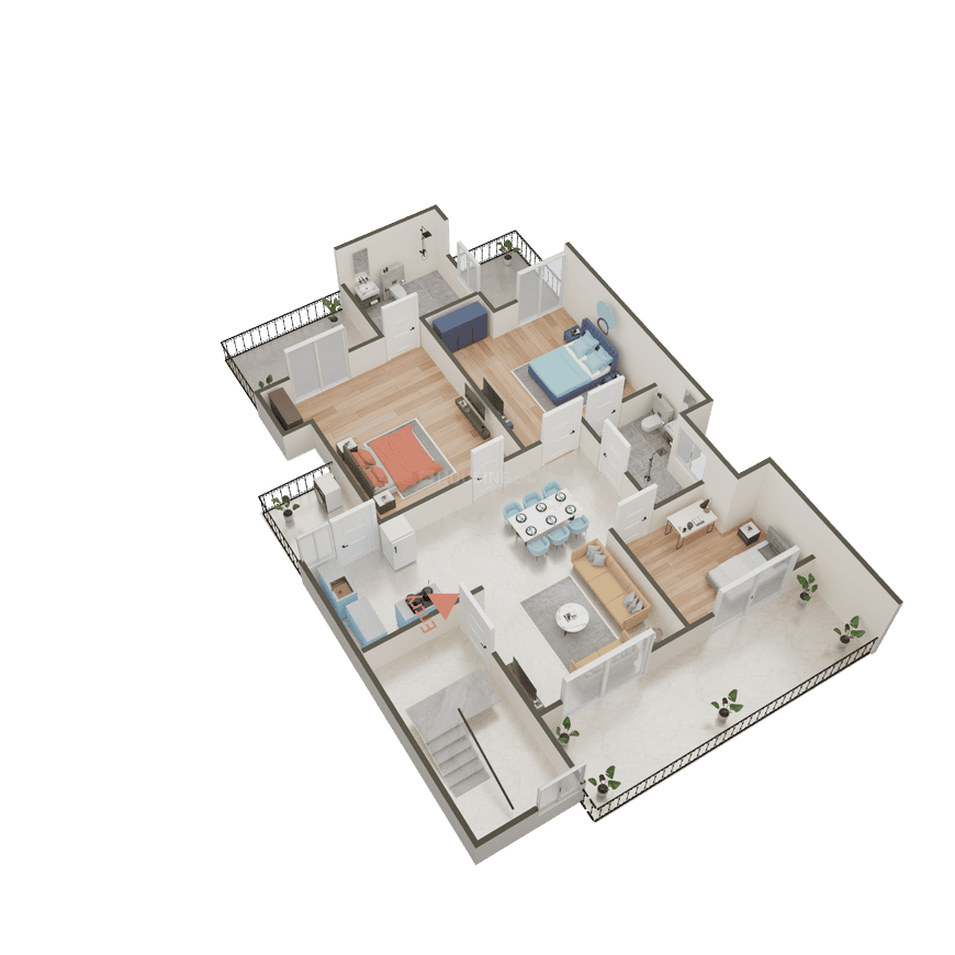 Central Park Flamingo Floors - Image 89