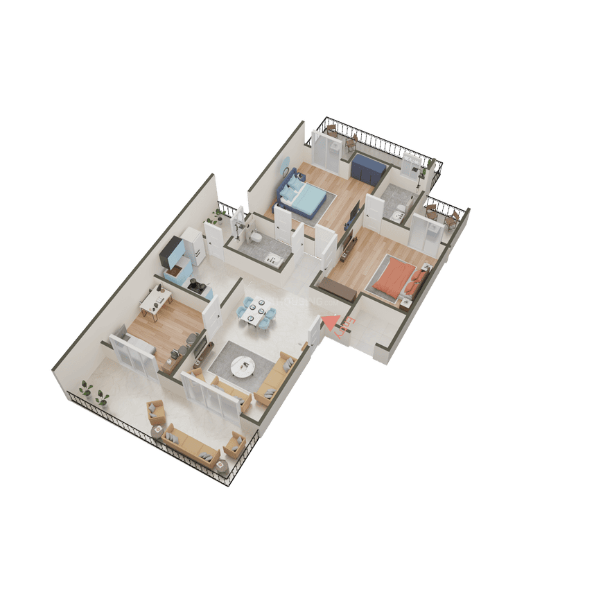 Central Park Cerise Floors - Image 24