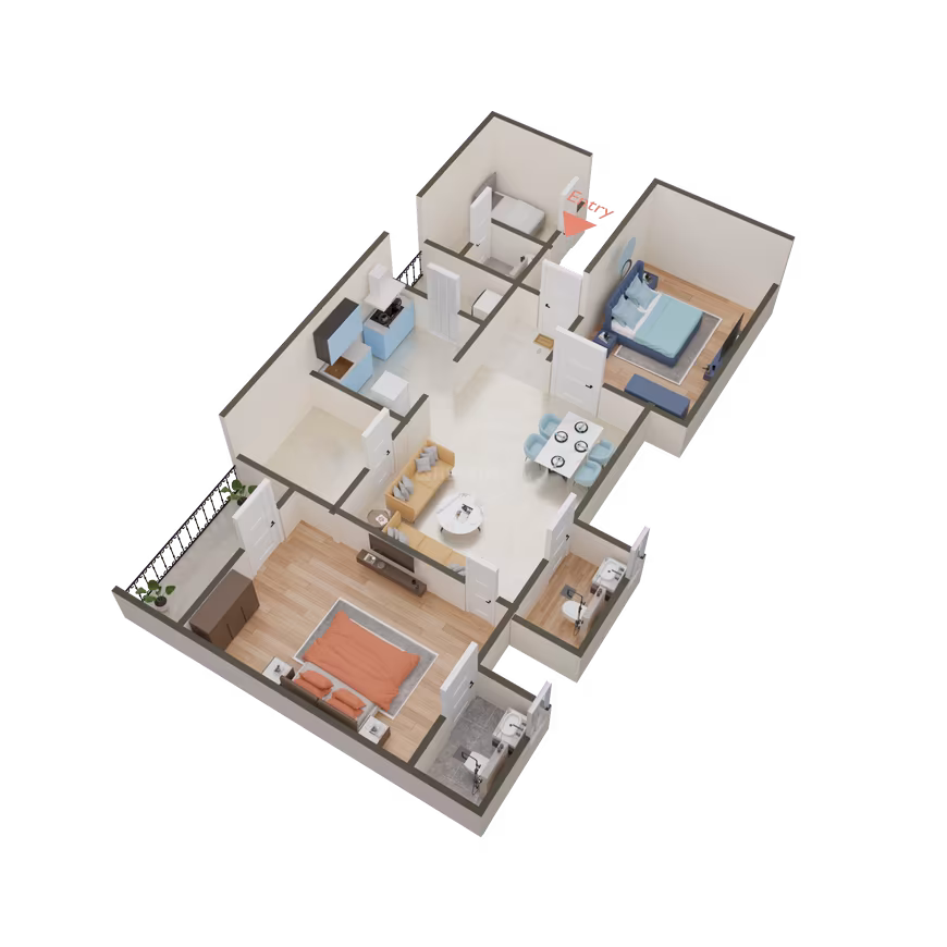 DDA Akshardham Apartments - Image 21