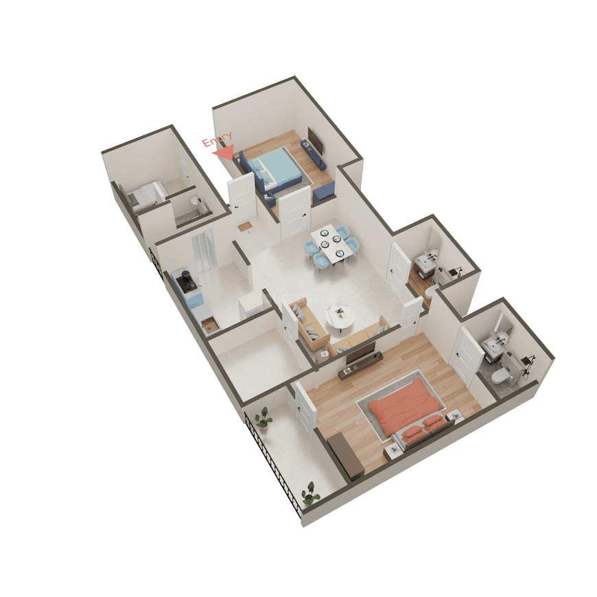 DDA Akshardham Apartments - Image 24