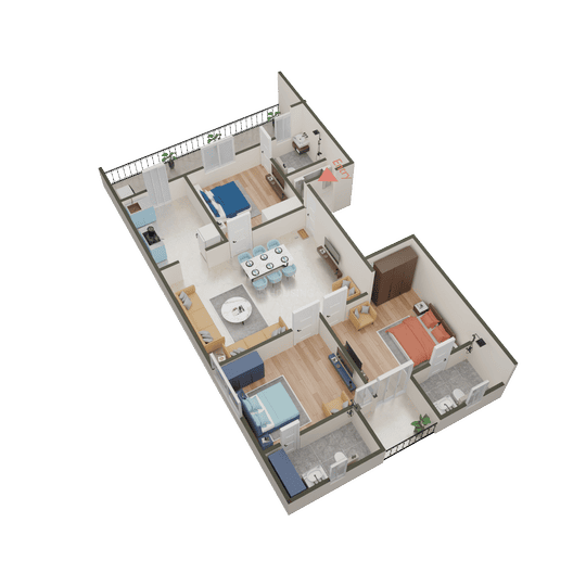 Midha 3 Side Corner Park Facing - Image 11