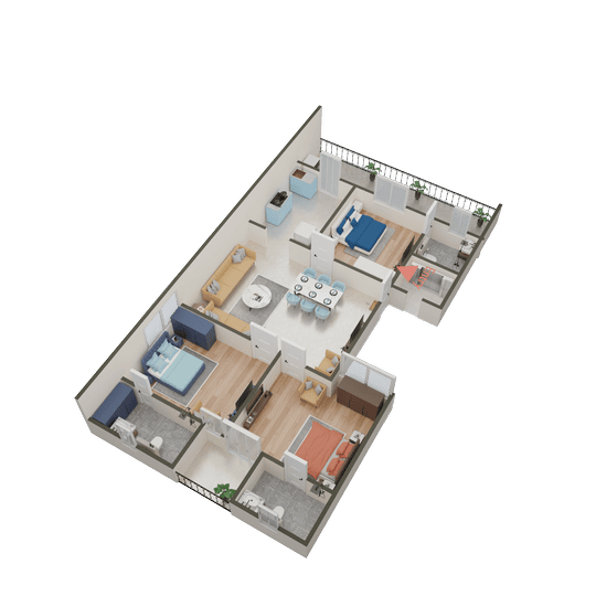 Midha 3 Side Corner Park Facing - Image 12