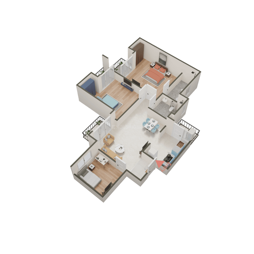 Ajnara Khel Gaon Phase 1 Tower A B C And D - Image 36