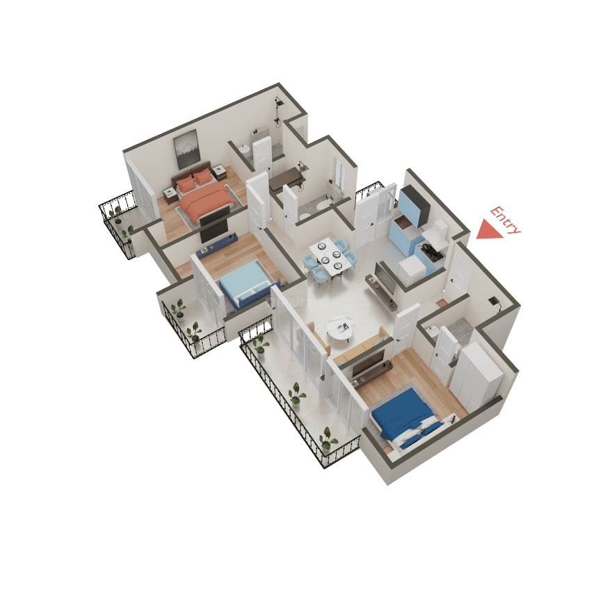 Ajnara Khel Gaon Phase 1 Tower A B C And D - Image 43