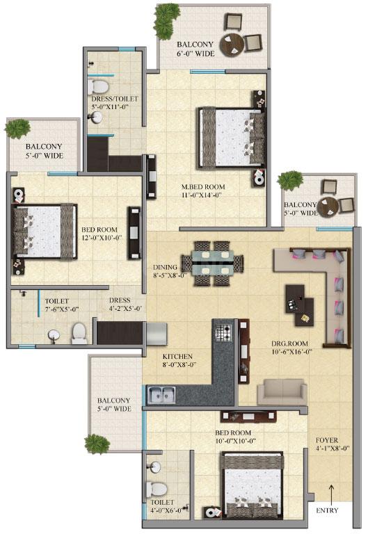Gaursons Gaur City 1st Avenue - Image 29