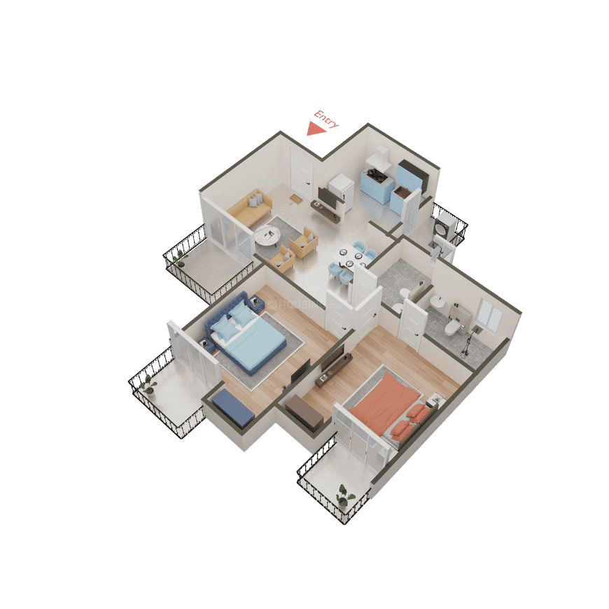 Ajnara Khel Gaon Phase 2 Tower P Q And R - Image 22