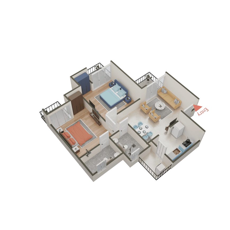 Ajnara Khel Gaon Phase 2 Tower P Q And R - Image 23