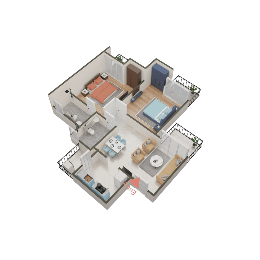 Ajnara Khel Gaon Phase 2 Tower P Q And R - Image 24