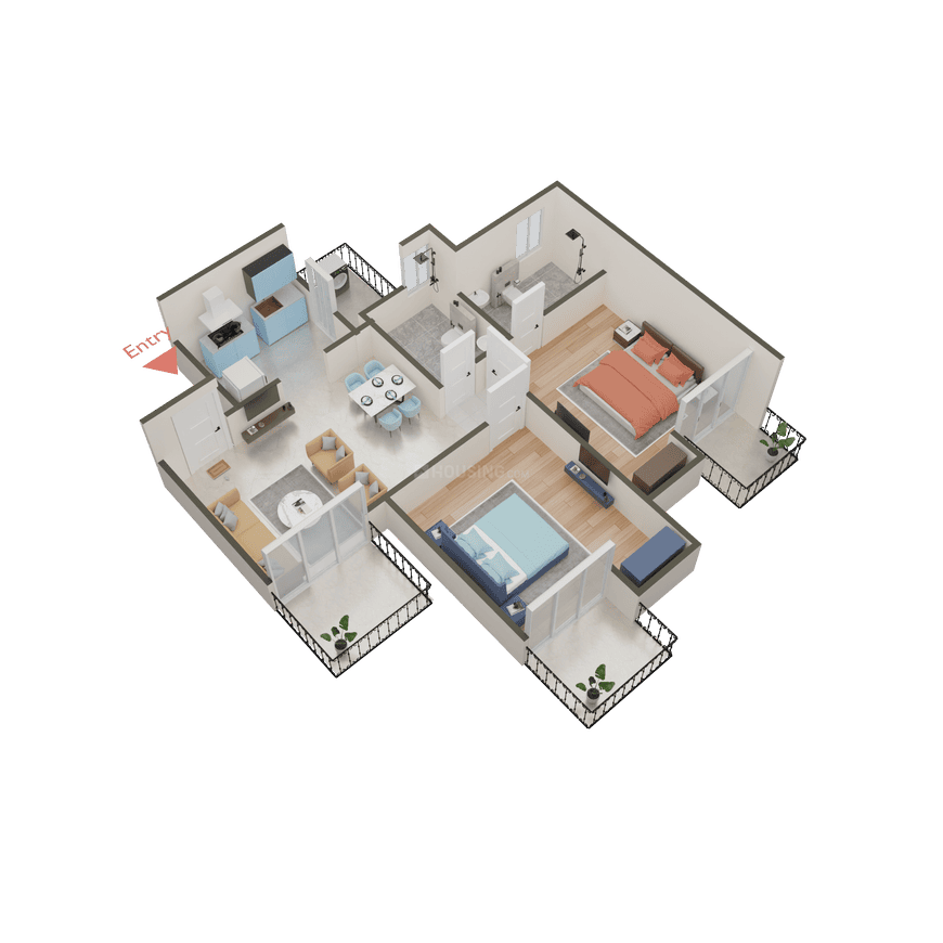 Ajnara Khel Gaon Phase 2 Tower P Q And R - Image 25