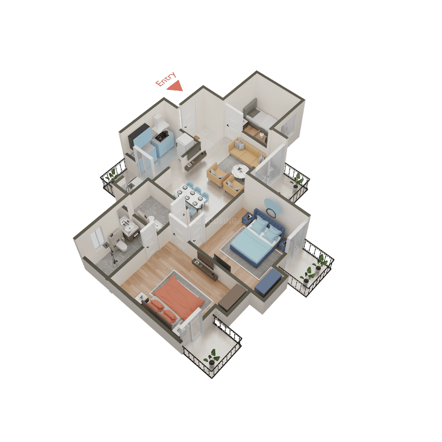 Ajnara Khel Gaon Phase 2 Tower P Q And R - Image 26