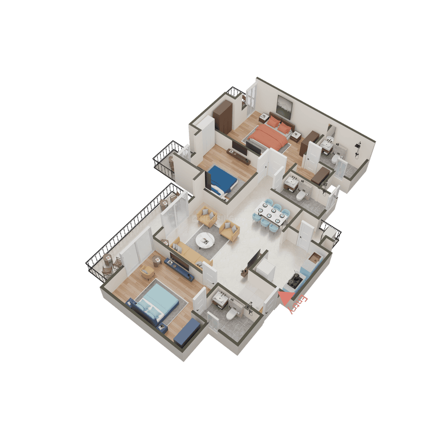 Ajnara Khel Gaon Phase 2 Tower P Q And R - Image 36