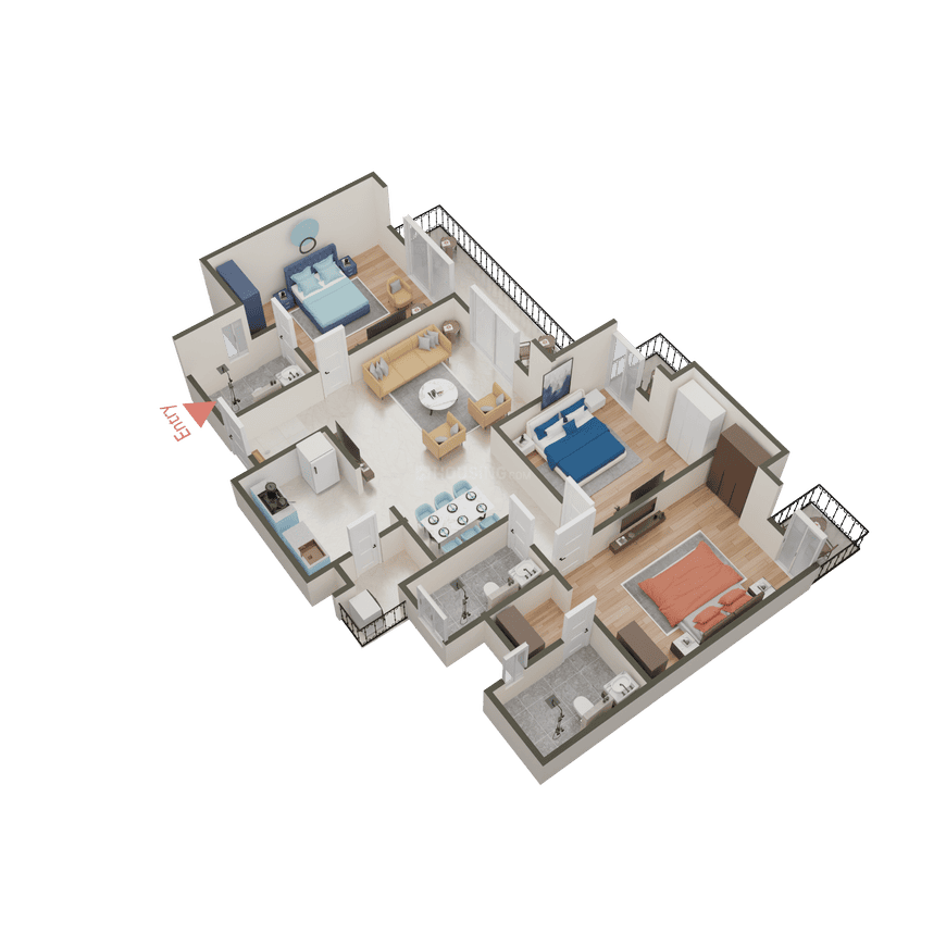 Ajnara Khel Gaon Phase 2 Tower P Q And R - Image 37