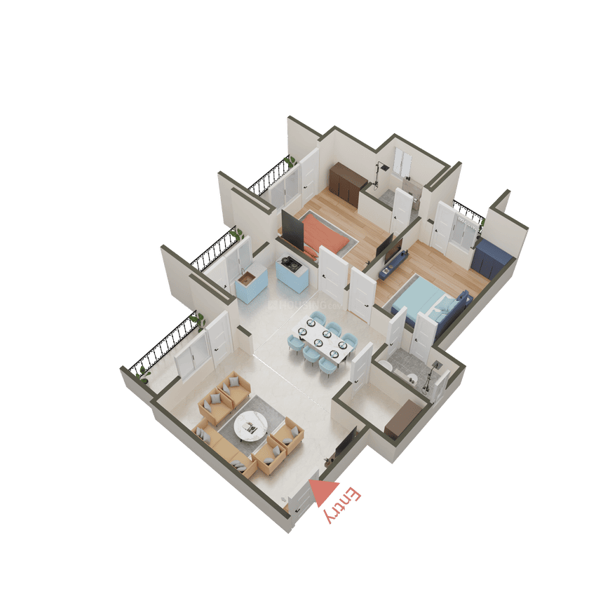 SVP Gulmohur Garden Utopia The Nest - Image 61