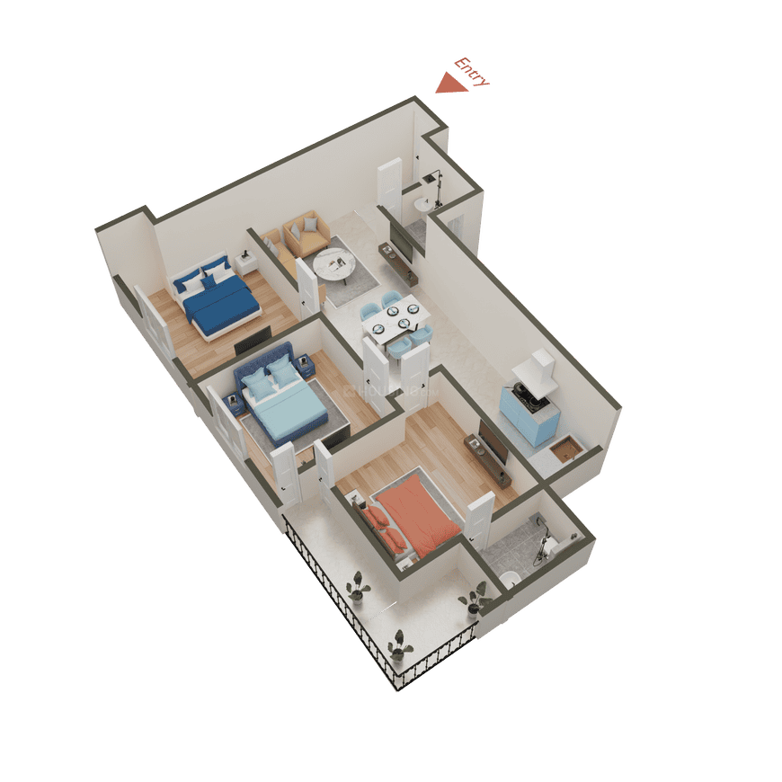 Vyam Metro Apartments - Image 43