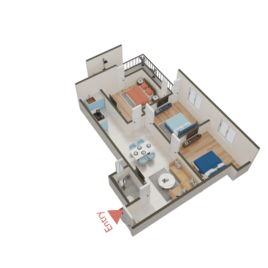 Vyam Metro Apartments - Image 45