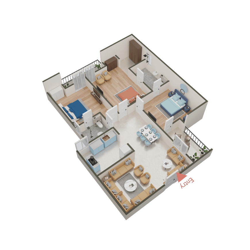 Gaurs Homes Elegante - Image 35