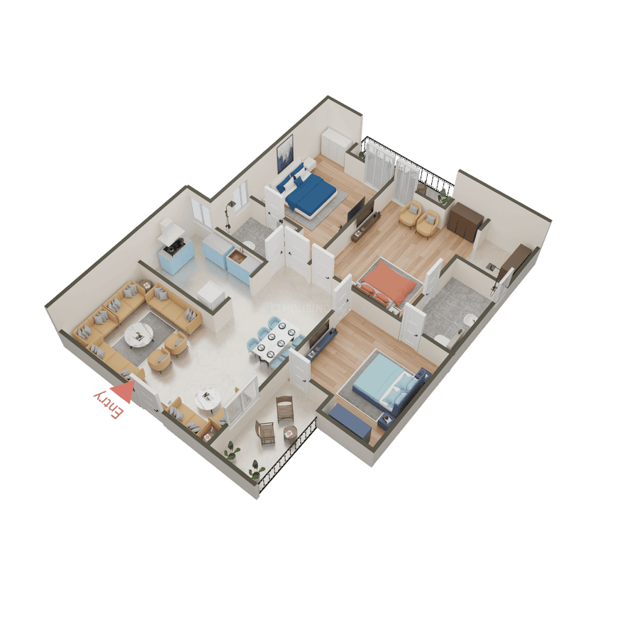 Gaurs Homes Elegante - Image 36