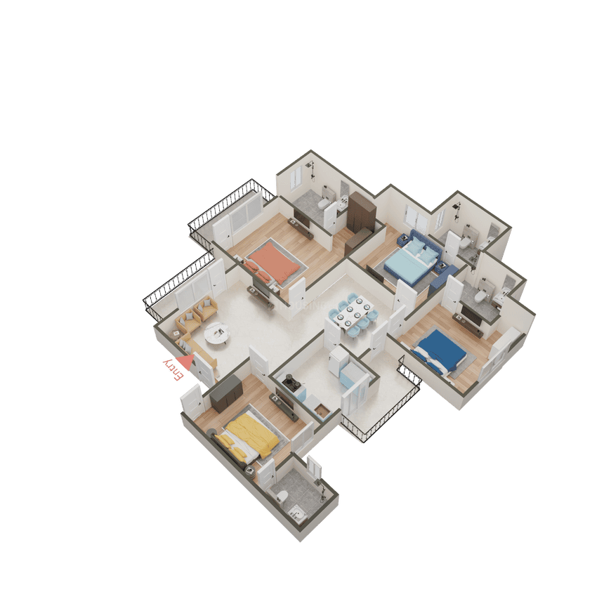 Orris Carnation Residency - Image 63