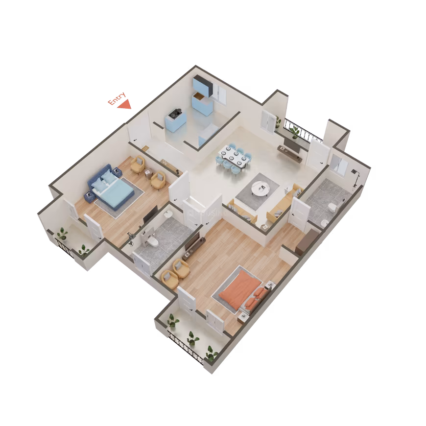 Ansal Fairway Apartment - Image 5