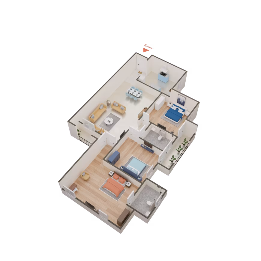 Ansal Fairway Apartment - Image 9
