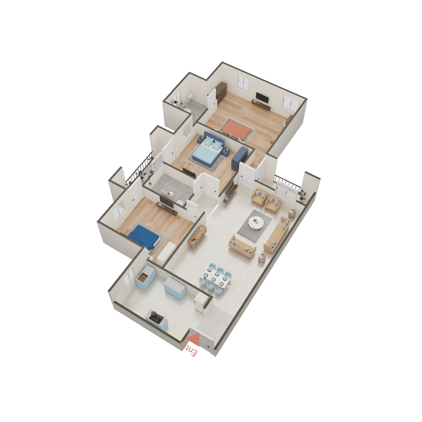 Ansal Fairway Apartment - Image 50