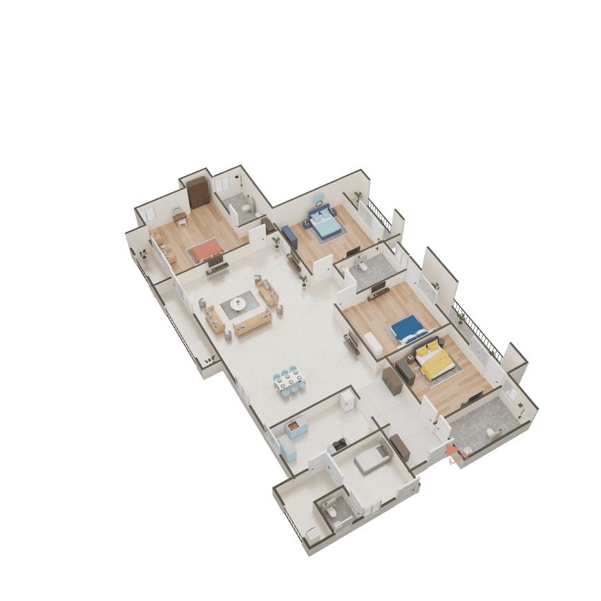 Ansal Fairway Apartment - Image 55