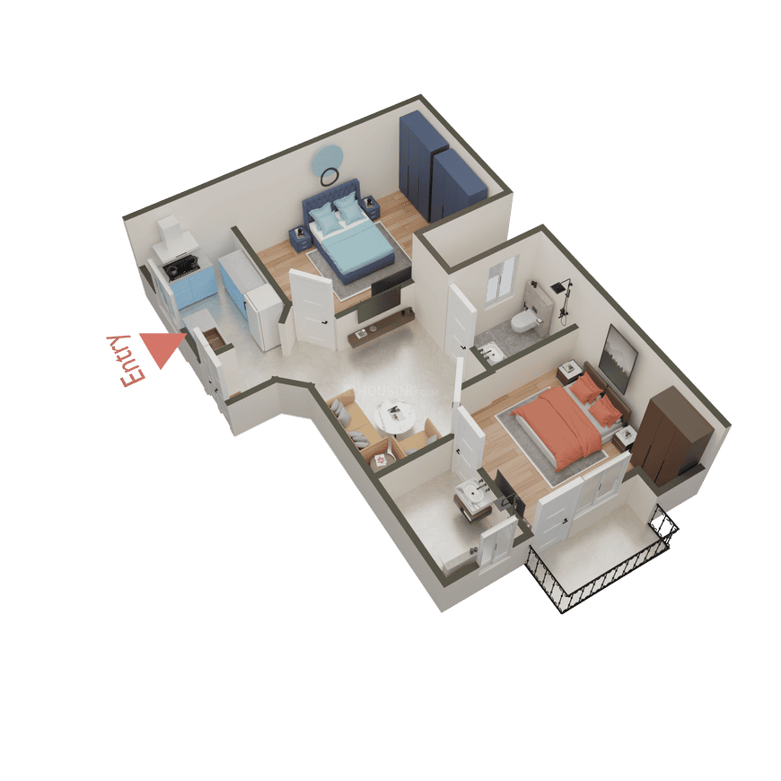 Bliss Saraswati Apartment - Image 22