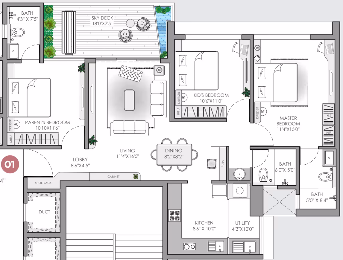 Vilas Palladio Balewadi Central Phase 1 - Image 17