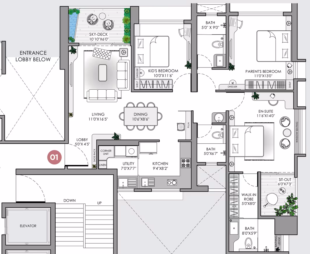 Vilas Palladio Balewadi Central Phase 1 - Image 18